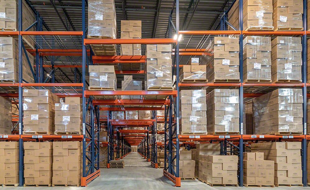 Convenience store supplier streamlines replenishment with bolted selective rack
