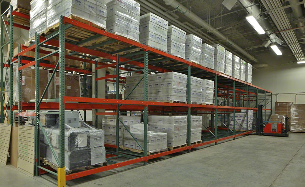 Just the right size: Interlake Mecalux push-back racking vertical solution